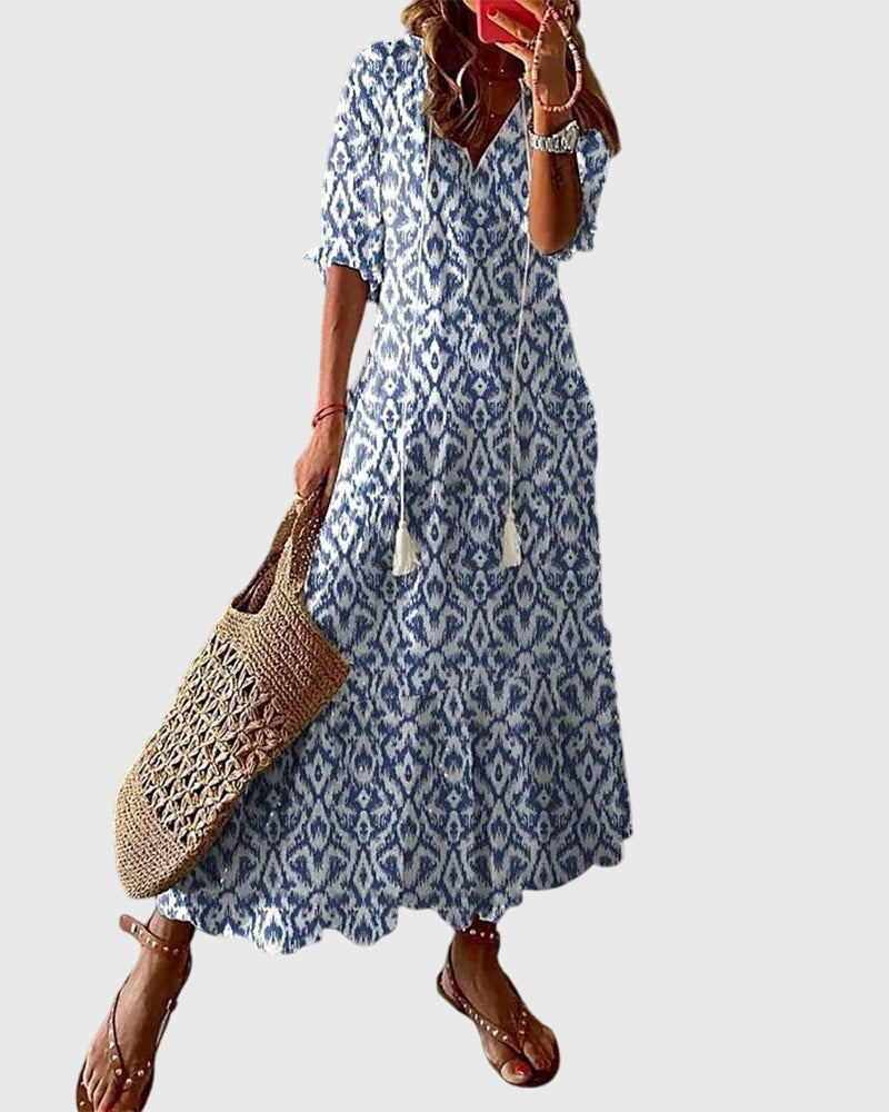 Amalia™ | Boho Vintage Summer Dress