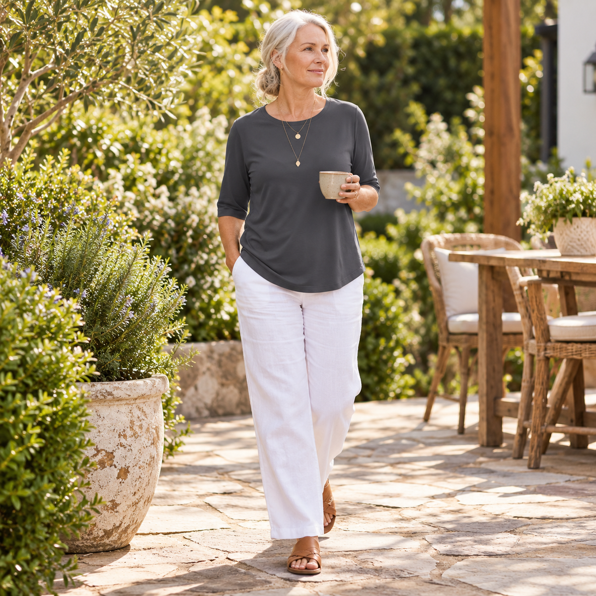 Harper™ - Relaxed Everyday Half-Sleeve Tee