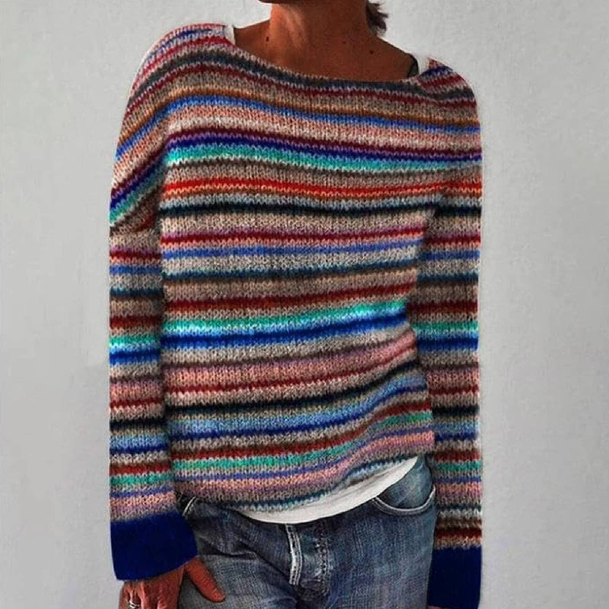 Mila | Przytulny retro sweter