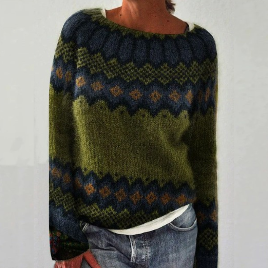 Rosa | Przytulny retro sweter