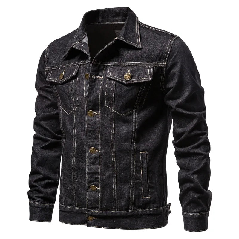 Stanisław | Kurtka Biker z Jeansu