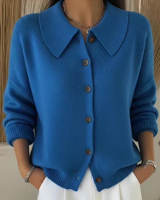 Vespera™ | Sweter z guzikami i stójką