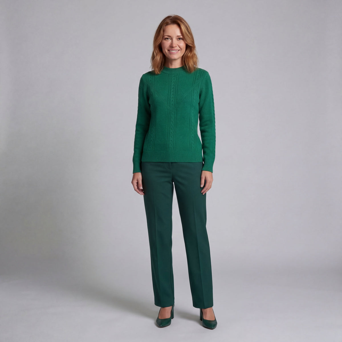 Evalina Elegancki Sweter z Golfem